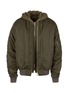 Main View - Click To Enlarge - JUUN.J - Detachable hooded layer bomber jacket