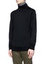 Front View - Click To Enlarge - JUUN.J - Turtleneck underlay wool sweater