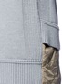 Detail View - Click To Enlarge - JUUN.J - Quilted back underlay wool cardigan