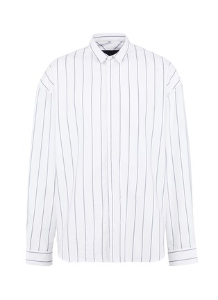 Main View - Click To Enlarge - JUUN.J - 'ARCHIVE' embroidered stripe shirt