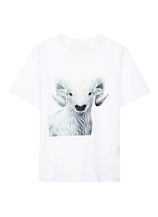 Main View - Click To Enlarge - JUUN.J - x Shkret Maxim goat print T-shirt