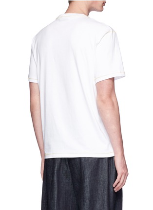 Back View - Click To Enlarge - JW ANDERSON - Stain glass print unisex T-shirt