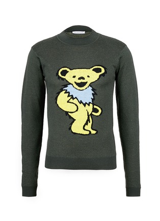 Main View - Click To Enlarge - JW ANDERSON - Bear jacquard Merino wool unisex sweater
