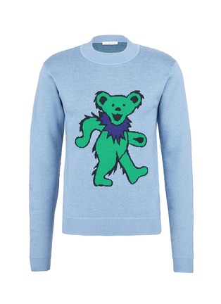 Main View - Click To Enlarge - JW ANDERSON - Bear jacquard Merino wool unisex sweater