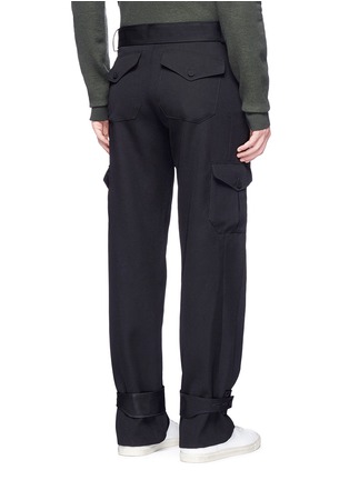 Back View - Click To Enlarge - JW ANDERSON - Cuff strap unisex cargo pants