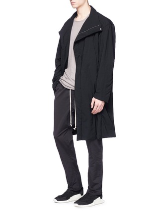 Figure View - Click To Enlarge - RICK OWENS  - Dropped crotch jogging pants