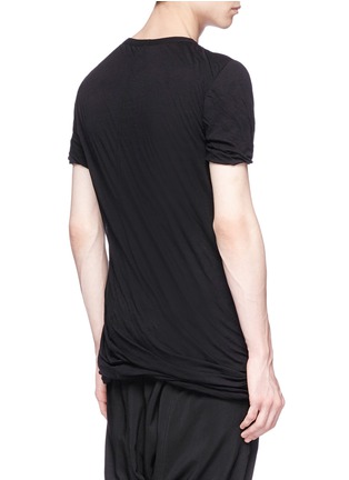 Back View - Click To Enlarge - RICK OWENS  - Double layer T-shirt