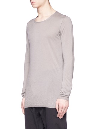 Front View - Click To Enlarge - RICK OWENS  - Cashmere sweater