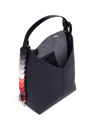  - ANYA HINDMARCH - 'The Bucket Circle' small leather hobo bag