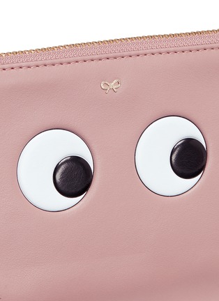 Detail View - Click To Enlarge - ANYA HINDMARCH - 'Eyes' small leather loose pocket
