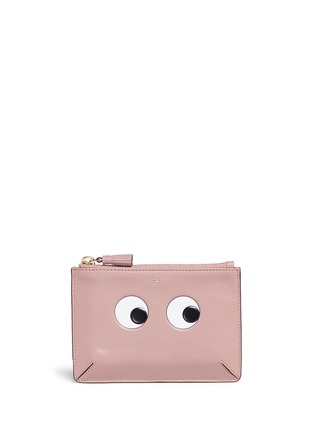 Main View - Click To Enlarge - ANYA HINDMARCH - 'Eyes' small leather loose pocket