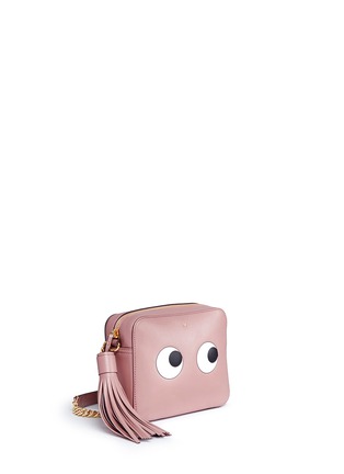 Detail View - Click To Enlarge - ANYA HINDMARCH - 'Eyes' embossed leather crossbody bag
