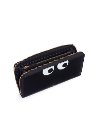 Detail View - Click To Enlarge - ANYA HINDMARCH - 'Eyes' large leather continental wallet