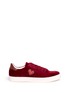 Main View - Click To Enlarge - ANYA HINDMARCH - 'Heart' glitter embossed velvet sneakers