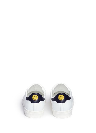 Back View - Click To Enlarge - ANYA HINDMARCH - 'Wink' embossed leather sneakers