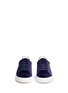 Front View - Click To Enlarge - ANYA HINDMARCH - 'Egg' glitter embossed velvet sneakers