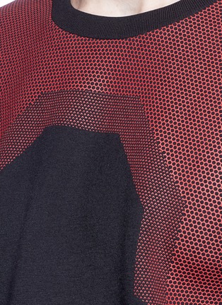 BLACKBARRETT | Honeycomb pattern thunderbolt print sweatshirt | Men ...