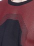 Detail View - Click To Enlarge - BLACKBARRETT - Honeycomb pattern thunderbolt print sweatshirt