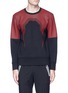 Main View - Click To Enlarge - BLACKBARRETT - Honeycomb pattern thunderbolt print sweatshirt