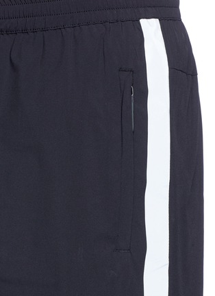 Detail View - Click To Enlarge - BLACKBARRETT - Reflective trim track shorts