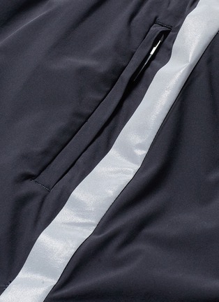 Detail View - Click To Enlarge - BLACKBARRETT - Reflective trim track shorts