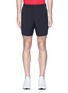 Main View - Click To Enlarge - BLACKBARRETT - Reflective trim track shorts