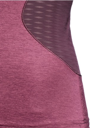 Detail View - Click To Enlarge - ADIDAS BY STELLA MCCARTNEY - 'Train' mesh panel climacool® performance tank top