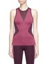Main View - Click To Enlarge - ADIDAS BY STELLA MCCARTNEY - 'Train' mesh panel climacool® performance tank top