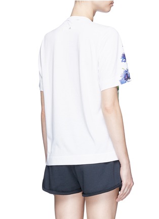 Back View - Click To Enlarge - ADIDAS BY STELLA MCCARTNEY - 'Essentials Nature' floral print climalite® performance T-shirt