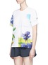 Front View - Click To Enlarge - ADIDAS BY STELLA MCCARTNEY - 'Essentials Nature' floral print climalite® performance T-shirt