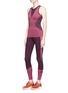 Figure View - Click To Enlarge - ADIDAS BY STELLA MCCARTNEY - 'Train' mesh panel climacool® performance tights