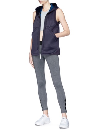 Figure View - Click To Enlarge - ADIDAS BY STELLA MCCARTNEY - Two-in-one jacket and neoprene vest