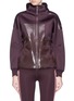 Main View - Click To Enlarge - ADIDAS BY STELLA MCCARTNEY - 'Z.N.E.' abstract houndstooth print panelled spacer jacket