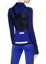 Back View - Click To Enlarge - ADIDAS BY STELLA MCCARTNEY - 'Run Ultra' mix stripe hooded knit top