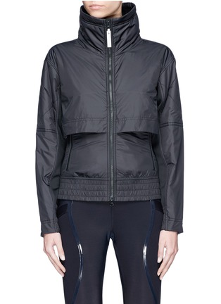 Main View - Click To Enlarge - ADIDAS BY STELLA MCCARTNEY - 'Essential' retractable hood padded climastorm® jacket