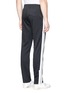 Back View - Click To Enlarge - PALM ANGELS - Stripe outseam track pants