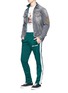 Figure View - Click To Enlarge - PALM ANGELS - Stripe outseam track pants