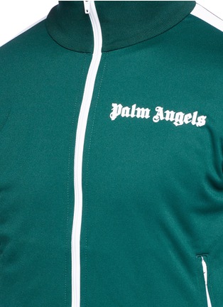 Detail View - Click To Enlarge - PALM ANGELS - Stripe trim track jacket