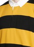 Detail View - Click To Enlarge - PALM ANGELS - Stripe logo print rugby polo shirt