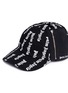 Detail View - Click To Enlarge - PALM ANGELS - Zip pocket logo print baseball cap