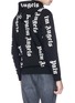 Back View - Click To Enlarge - PALM ANGELS - Logo print hoodie