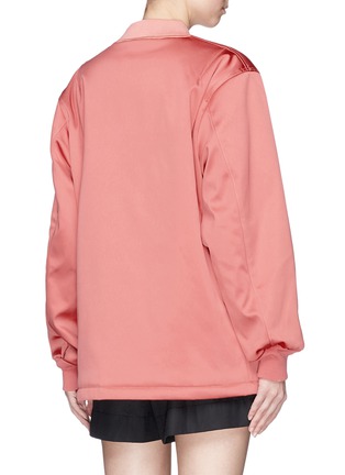 Back View - Click To Enlarge - TOPSHOP - Padded oversized bomber jacket