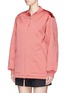 Front View - Click To Enlarge - TOPSHOP - Padded oversized bomber jacket