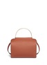Detail View - Click To Enlarge - ROKSANDA - 'No. 1' ring handle leather shoulder bag