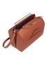 Detail View - Click To Enlarge - ROKSANDA - 'No. 1' ring handle leather shoulder bag