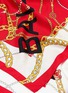Detail View - Click To Enlarge - BALENCIAGA - 'Chain Jewels' print silk twill scarf