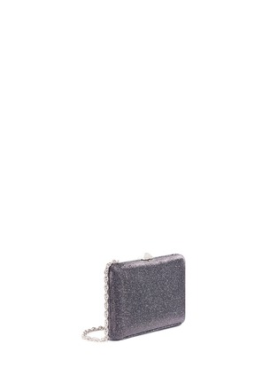 Detail View - Click To Enlarge - RODO - Glitter lamé crossbody box clutch