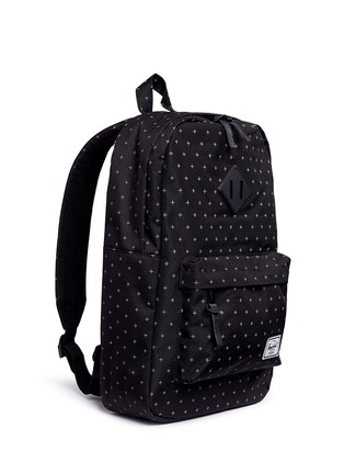 Figure View - Click To Enlarge - HERSCHEL SUPPLY CO. - 'Heritage' gridlock print canvas mid-volume 14.5L backpack