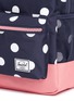 Detail View - Click To Enlarge - HERSCHEL SUPPLY CO. - 'Heritage' polka dot print canvas 16L kids backpack