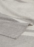 Detail View - Click To Enlarge - LANE CRAWFORD - Baby alpaca throw – Stripe Grey